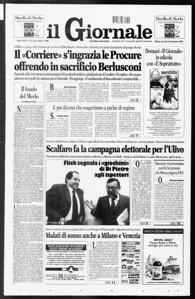 Il giornale : quotidiano del mattino